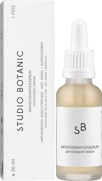 Антиоксидантна сироватка для обличчя - Studio Botanic Antioxidant Serum — фото N2