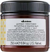 Кондиционер для натуральных и окрашенных волос (золотой) - Davines Alchemic Conditioner — фото N1