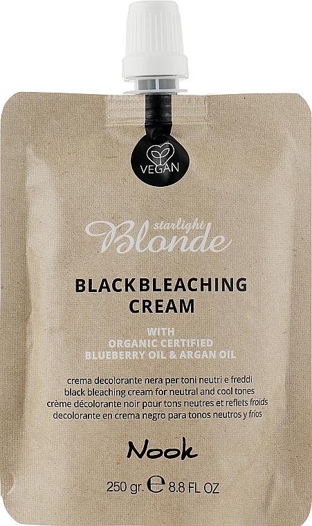 Обесцвечивающий крем "Черный" - Nook The Service Color Black Bleacjing Cream — фото N1