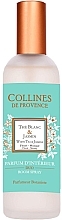 Духи, Парфюмерия, косметика Спрей для дома "Белый чай и жасмин" - Collines de Provence White Tee&Jasmin Room Spray