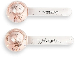Парфумерія, косметика Масажер для обличчя - Revolution Beauty Pink Glitter Ice Globes