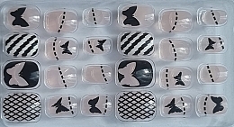 Накладные ногти для детей "Бабочка", 960 - Deni Carte Magic Miss Tips — фото N2