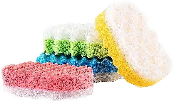 Спонж для тела из целлюлозы, синий - Martini Spa Cellulose Sponge — фото N1