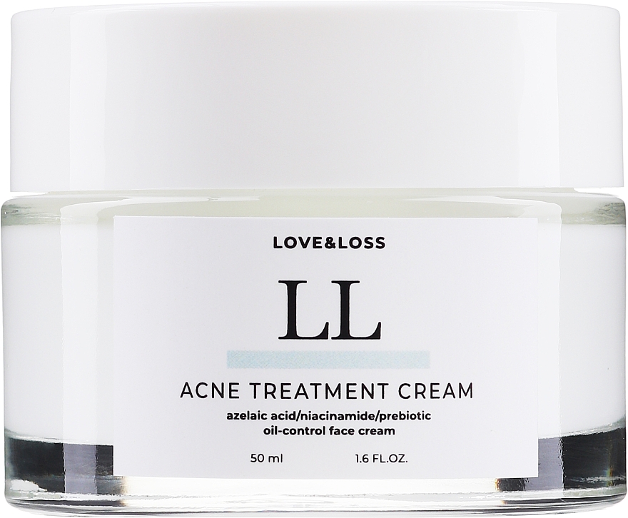 Крем для лица для жирной/проблемной кожи - Love&Loss Acne Treatment Cream — фото N1