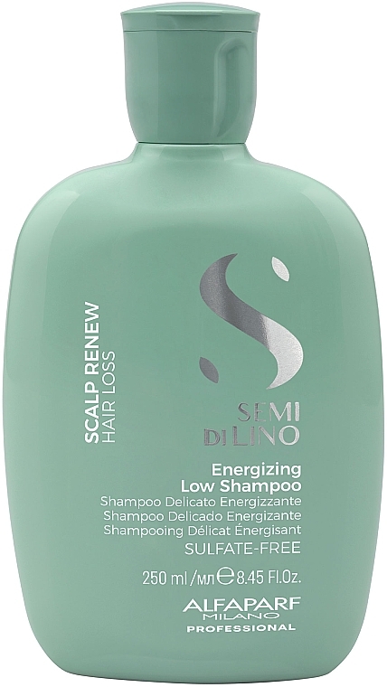 Шампунь восстанавливающий для укрепления волос - Alfaparf Semi Di Lino Scalp Renew Energizing Low Shampoo — фото N1