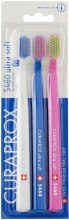 Парфумерія, косметика Набір зубних щіток Ultra Soft, біла, синя, рожева - Curaprox