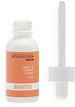 Відновлювальна та освітлювальна сироватка - Revolution Skin Brighten Carrot & Pumpkin Enzyme Serum — фото N2