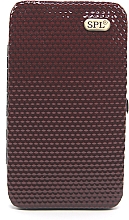 Маникюрный набор, 8 предметов, бордовый, 77602A - SPL — фото N1