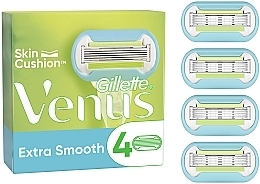 Сменные кассеты для бритья, 4 шт. - Gillette Venus Extra Smooth Embrace — фото N1