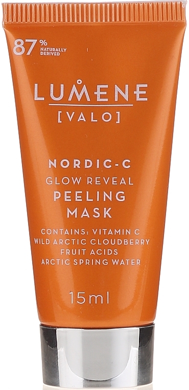 ПОДАРУНОК! Маска-пілінг для сяйва шкіри - Lumene Valo Nordic C Glow Reveal Peeling Mask (міні) — фото N1