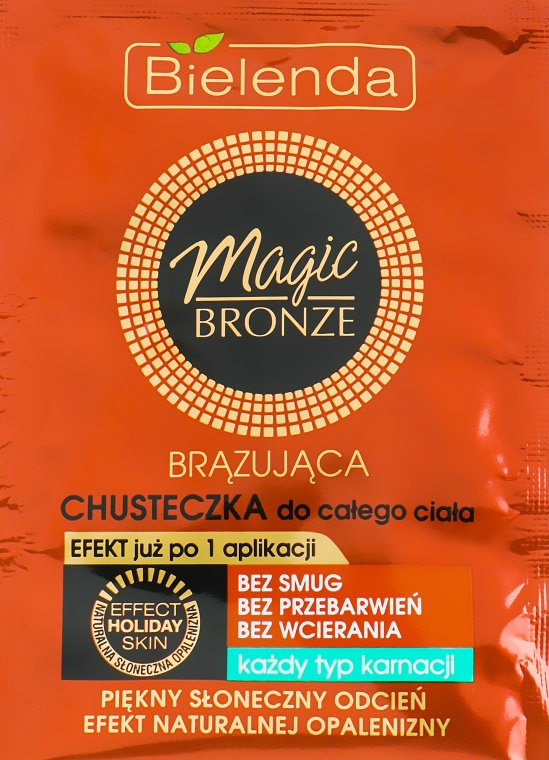 Бронзирующая салфетка для тела - Bielenda Magic Bronze Bronze Body — фото N1