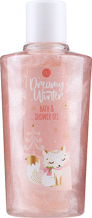 Гель для душу "Троянда" - Accentra Dreamy Winter Bath & Shower Gel — фото N1