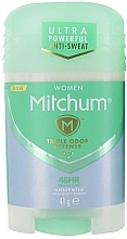 Дезодорант-стик для женщин "Без запаха" - Mitchum Unscented 48Hr Protection Antiperspirant Deodorant Stick — фото N1