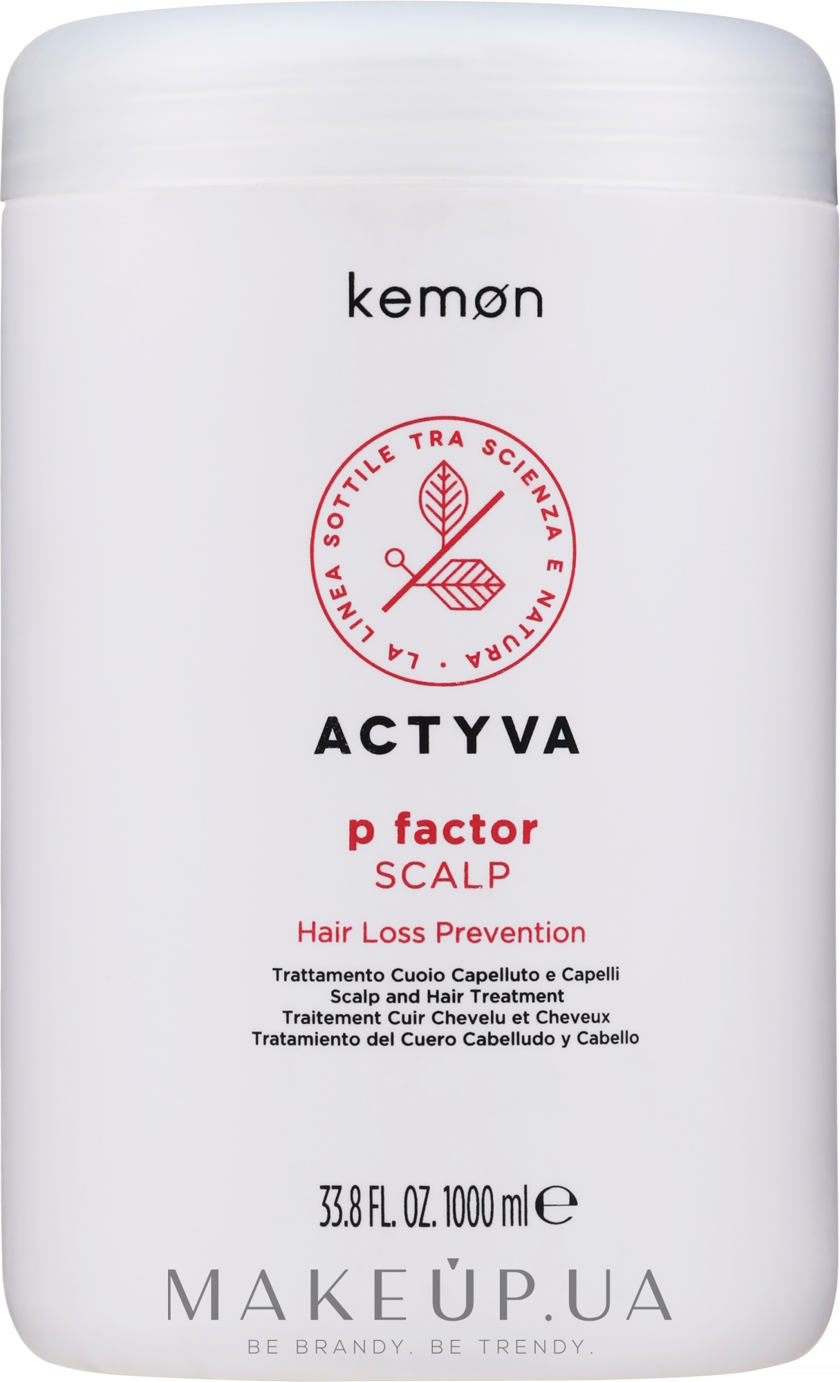 Засіб для шкіри голови проти випадіння волосся - Kemon Actyva P Factor Scalp — фото 1000ml