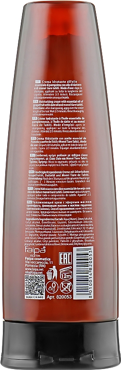 Увлажняющий крем для волос с эфирным маслом грейпфрута - Faipa Roma Biosfera Moisturizing Hair Cream — фото N2