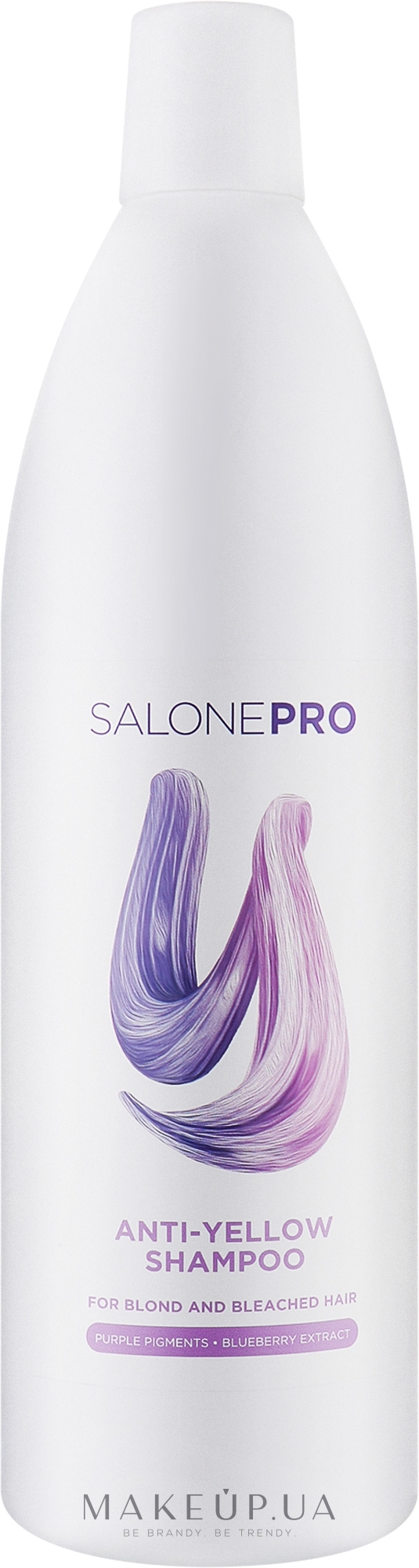 Шампунь проти жовтизни для світлого та освітленого волосся - Unic Salone Pro Shine Anti-& Yellow Shampoo — фото 1000ml