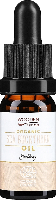 Масло облепиховое - Wooden Spoon Organic Sea Buckthorn Oil — фото N1