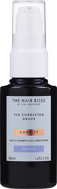Капли-корректоры для светлых волос - The Hair Boss Corrector Drops for Blonde Hair — фото N1