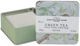 Мыло "Зеленый чай" - Scottish Fine Soaps Green Tea Soap In A Tin — фото N2