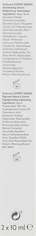 Набор - Cantabria Labs Endocare Expert Drops Depigmenting Protocol (ser/2*10ml) — фото N4