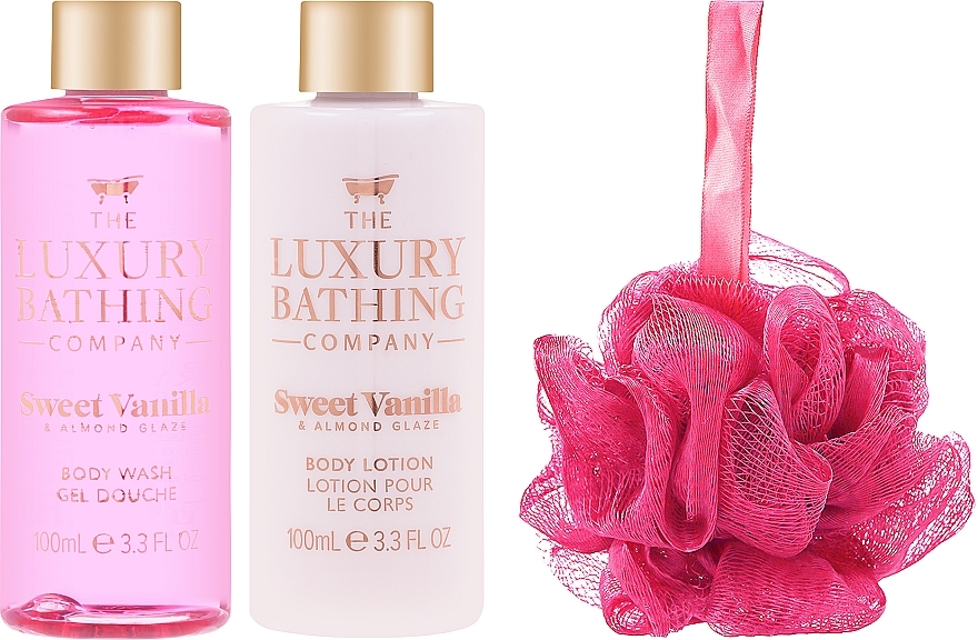 Набор - Grace Cole The Luxury Bathing Sweet Vanila (sh/gel/100ml + b/lot/100ml + b/polisher) — фото N2