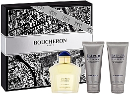 Парфумерія, косметика Boucheron Jaipur Pour Homme - Набір (edt/100ml + sh/gel/100ml + ash/bal/100ml)