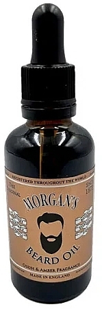Масло для бороды - Morgan's Oudh & Amber Beard Oil — фото N1