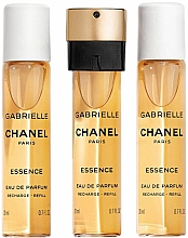 Chanel Gabrielle Essence - Набор (edp/refill/3x20ml) — фото N1