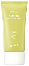 Парфумерія, косметика Заспокійливий зволожувальний крем для обличчя - Goodal Houttuynia Cordata Calming Moisture Sun Cream SPF 50+ PA++++