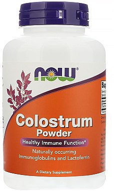 Порошок "Лактоферрин" - Now Foods Colostrum Powder — фото N1