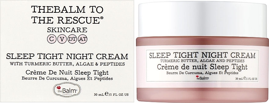 Нічний крем для обличчя - theBalm To The Rescue Sleep Tight Night Cream — фото N2