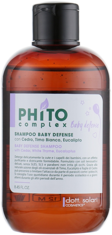 Дитячий шампунь - Dott. Solari Phito Complex Baby Defense Shampoo — фото N1