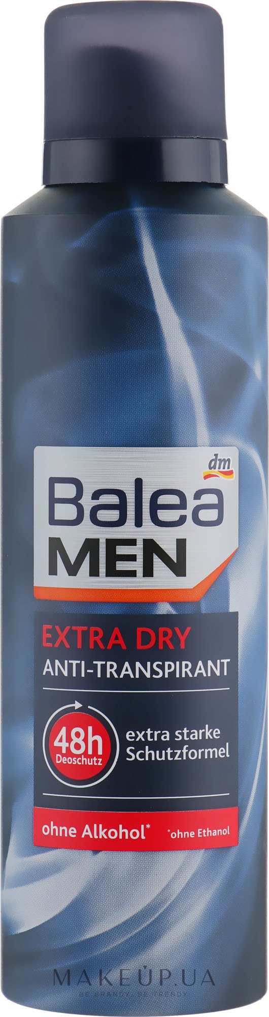 Дезодорант аэрозольный антиперспирант "Экстра" - Balea Men Extra Dry Anti-Transpirant  — фото 200ml