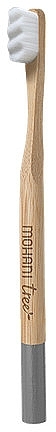 Бамбуковая зубная щетка, серая - Mohani Bamboo Nano Toothbrush Gray — фото N2