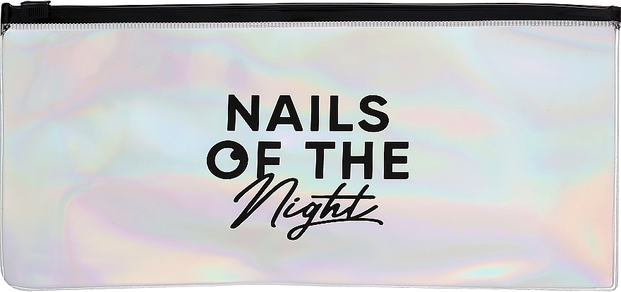 Набор кистей для маникюра в косметичке, 3 шт. - Nails Of The Night — фото N2