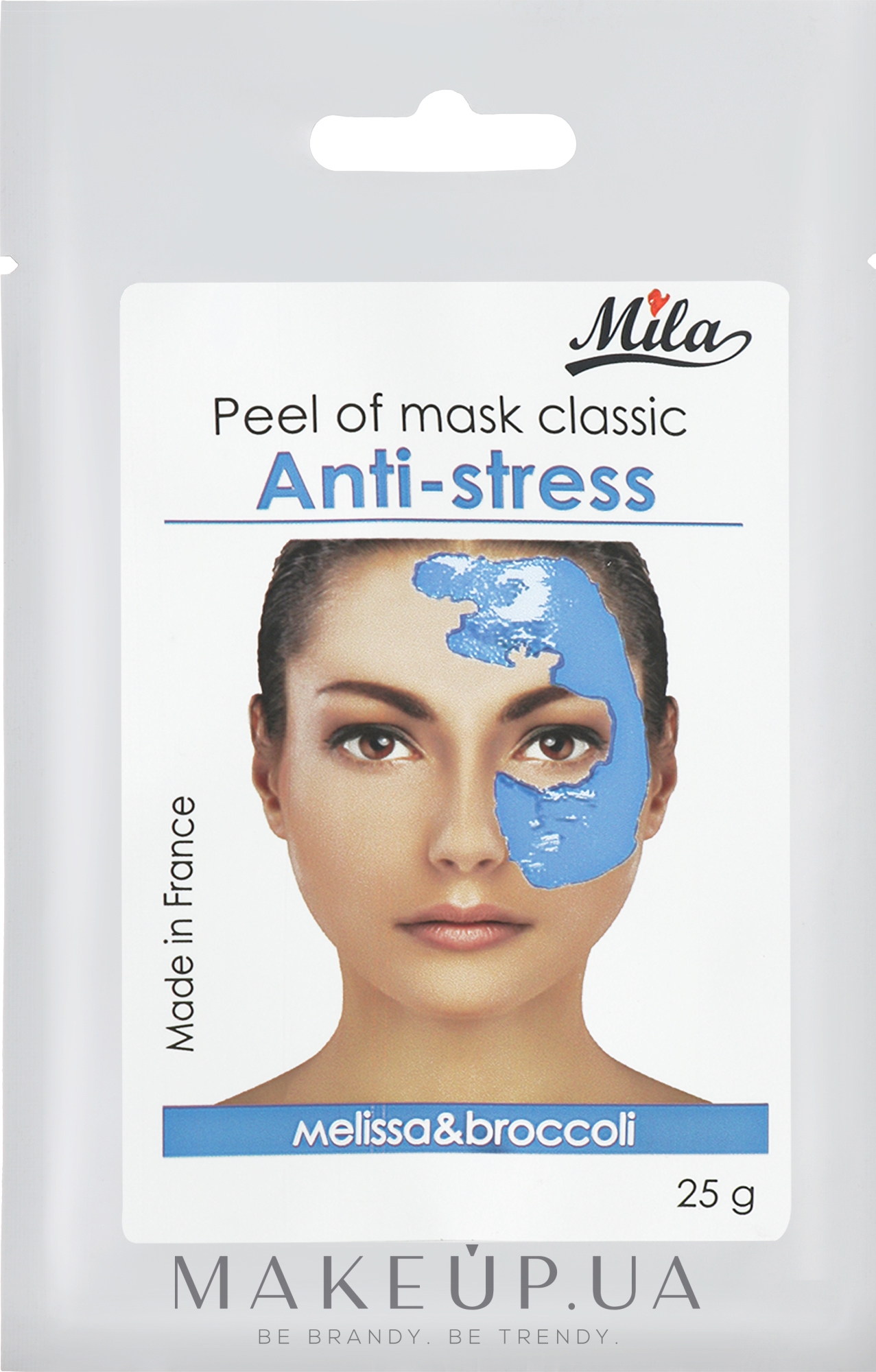 Маска альгінатна класична порошкова "Анти-стрес, меліса, броколі" - Mila Certified Anti-Stress Peel Off Mask — фото 25g