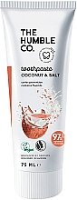 Натуральная зубная паста "Кокос" - The Humble Co. Natural Toothpaste Coconut & Salt — фото N3