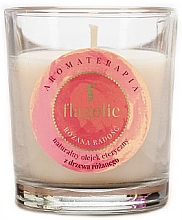 Ароматична свічка "Рожева радість" - Flagolie Fragranced Candle Rose Joy — фото N1