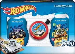 Набор - Naturaverde Kids Hot Wheels (soap/250ml + sh/gel/250ml + acc/1pc) — фото N1