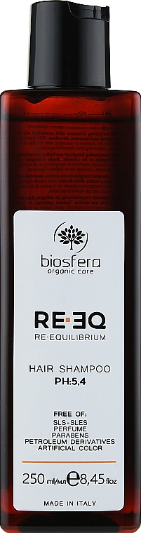 Энергетический шампунь для волос с эфирными маслами эвкалипта, корицы - Faipa Roma Biosfera Hair Shampoo — фото N1
