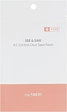 Духи, Парфюмерия, косметика Патчи для проблемной кожи - The Saem See & Saw A.C Control Spot Patch