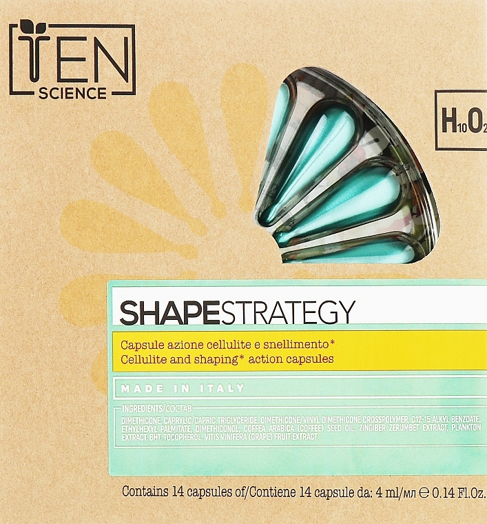Потужні антицелюлітні шейпінг-капсули - Ten Science Shape Strategy Cellulite & Shaping Capsules — фото N1