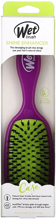 Расческа для волос - Wet Brush Shine Enhancer Care Purple — фото N2