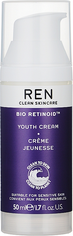 Укрепляющий увлажняющий крем для лица - Ren Bio Retinoid Youth Cream — фото N2