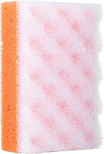 Губка для тела массажная, оранжевая - Sanel Balance Prostokat — фото N1