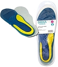 Парфумерія, косметика Устілки амортизувальні гелеві для чоловічого взуття регульованого розміру, 38-45 - Disna Pharma