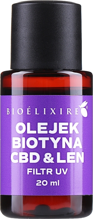 Сироватка для волосся з біотином і льоном - Bioelixire — фото N1