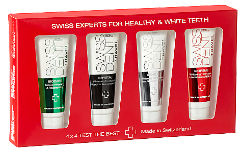 Набір - SWISSDENT Test The Best (toothpast/4/10ml) — фото N1