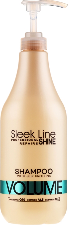 Шампунь для збільшення об'єму волосся - Stapiz Sleek Line Repair Volume Shampoo — фото N1