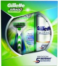 Духи, Парфюмерия, косметика Набор - Gillette MACH3 Sensitive (бритва/1шт + сменная кассета/2 шт + gel/200ml)